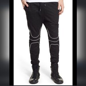ZANEROBE CONTRAST TRIM DRAWSTRING JOGGERS 31